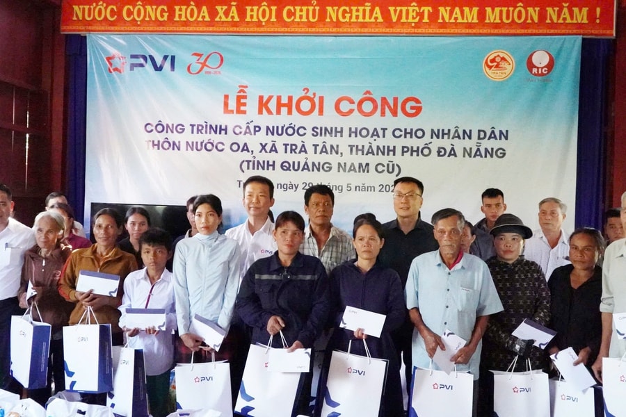 Khởi công xây dựng công trình cấp nước sạch cho 120 hộ dân xã Trà Tân