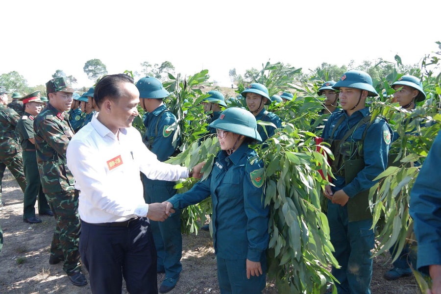 Diễn tập tác chiến trong khu vực phòng thủ phường Điện Bàn: Đủ năng lực xử trí tình huống quốc phòng, an ninh từ cơ sở