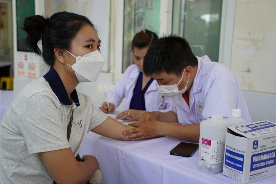 Tầm soát bệnh hô hấp miễn phí cho 200 đoàn viên, người lao động