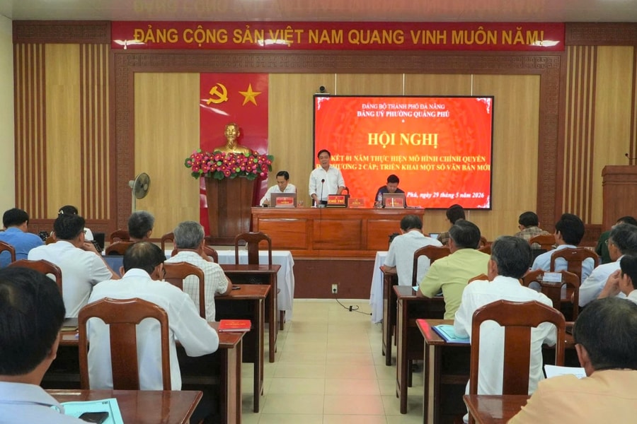 Phường Quảng Phú vận hành hiệu quả mô hình chính quyền địa phương hai cấp
