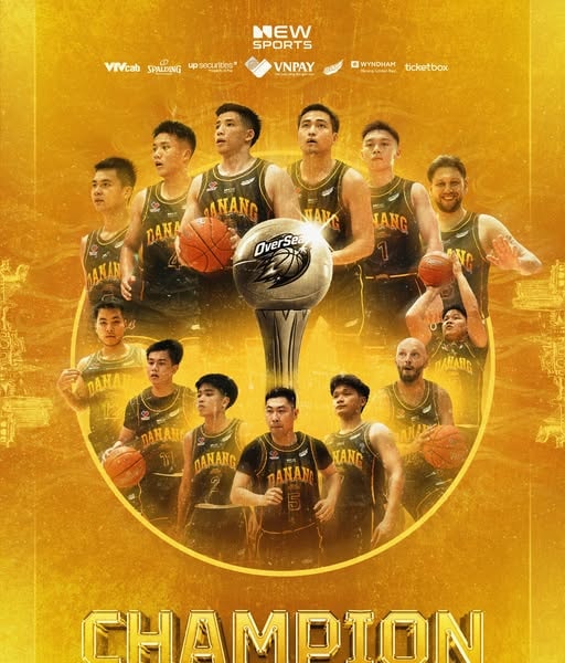 Đội Overseas vô địch Giải bóng rổ Danang Pro-Am Basketball Championship 2026