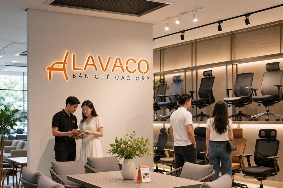 Lavaco giới thiệu các dòng nội thất cho văn phòng, quán cà phê và không gian ngoài trời