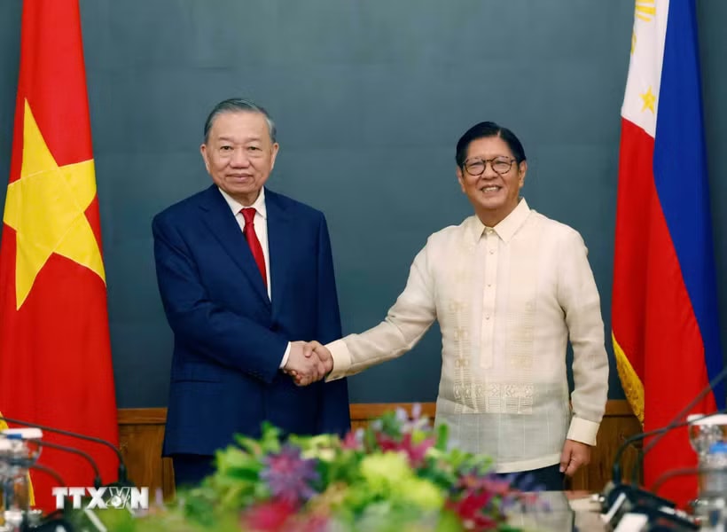 Tổng Bí thư, Chủ tịch nước Tô Lâm hội đàm với Tổng thống Philippines