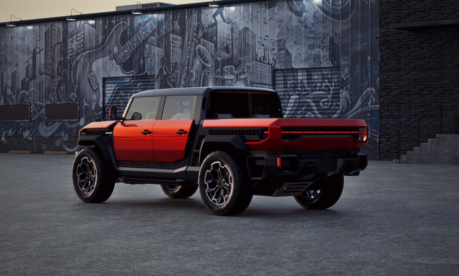 GMC Hummer X Concept: Xe điện địa hình tích hợp drone trinh sát và 7 màn hình