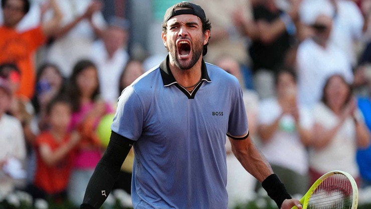 Kịch tính Roland Garros: Berrettini lập kỳ tích sau 19 năm, Aliassime đi vào lịch sử