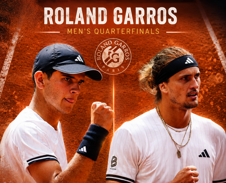 Tứ kết Roland Garros 2026: Rafael Jodar thách thức Zverev, Fonseca viết tiếp cổ tích