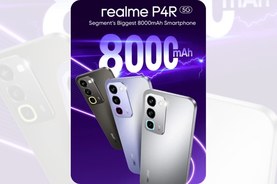 realme P4R 5G ra mắt ngày 10/06 với pin 8.000mAh và cấu hình Dimensity 6300