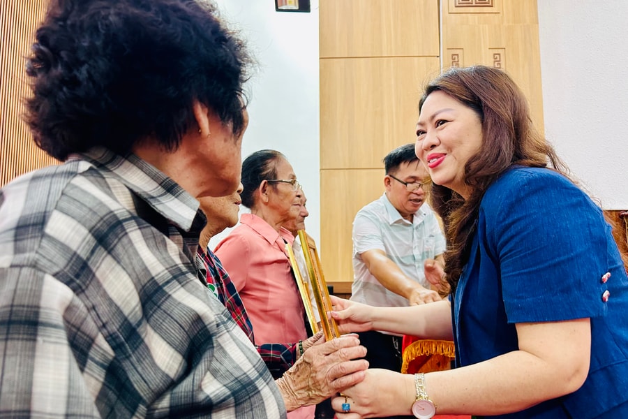 Phường Tam Kỳ chúc thọ, mừng thọ 569 người cao tuổi
