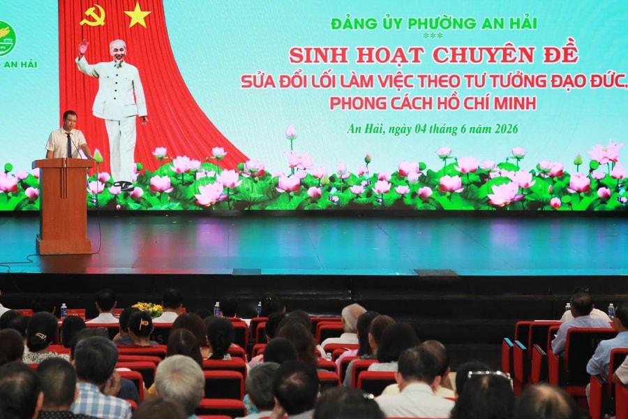 Phường An Hải biểu dương 25 tập thể, cá nhân tiêu biểu trong học tập và làm theo Bác