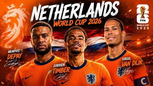 Hà Lan tại World Cup 2026: Khi 'Cơn lốc màu cam' vượt bão chấn thương và nghịch cảnh