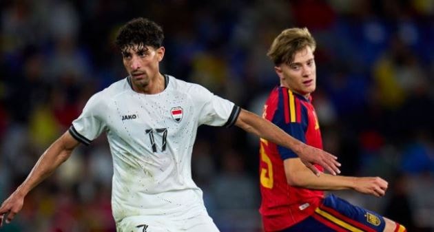 Tây Ban Nha hòa nhạt Iraq 1-1: Lời cảnh báo từ những khoảng trống đội hình