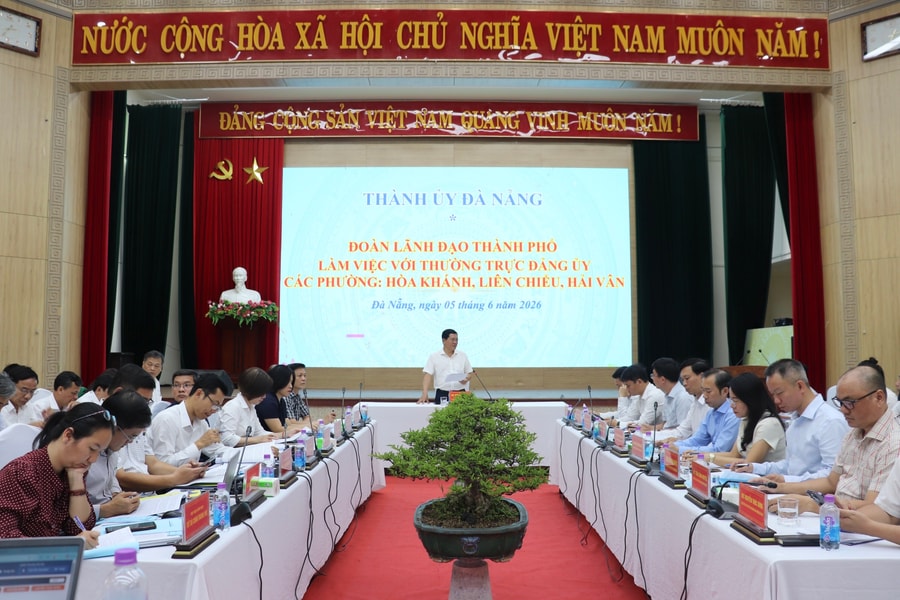 Lãnh đạo HĐND thành phố Đà Nẵng làm việc với các phường Hòa Khánh, Liên Chiểu và Hải Vân