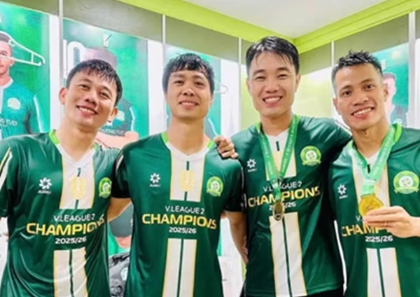 Công Phượng thăng hạng V-League cùng CLB Đồng Nai: Quả ngọt sau những thăng trầm