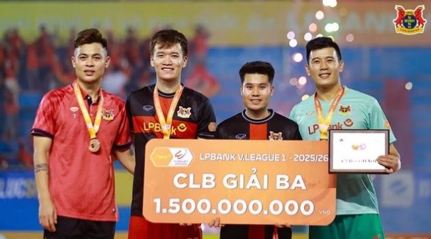 CLB Ninh Bình đoạt hạng 3 V.League 2025/26: Xây dựng đế chế mới cùng HLV Chu Đình Nghiêm