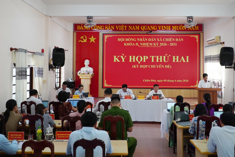 HĐND xã Chiên Đàn thông qua đề án thành lập phường
