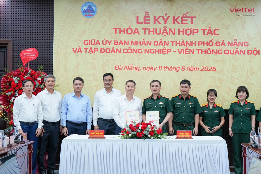Đà Nẵng và Viettel hợp tác phát triển khoa học, công nghệ và chuyển đổi số giai đoạn 2026 - 2030