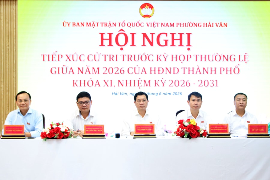 Đại biểu HĐND thành phố Đà Nẵng tiếp xúc cử tri các địa phương