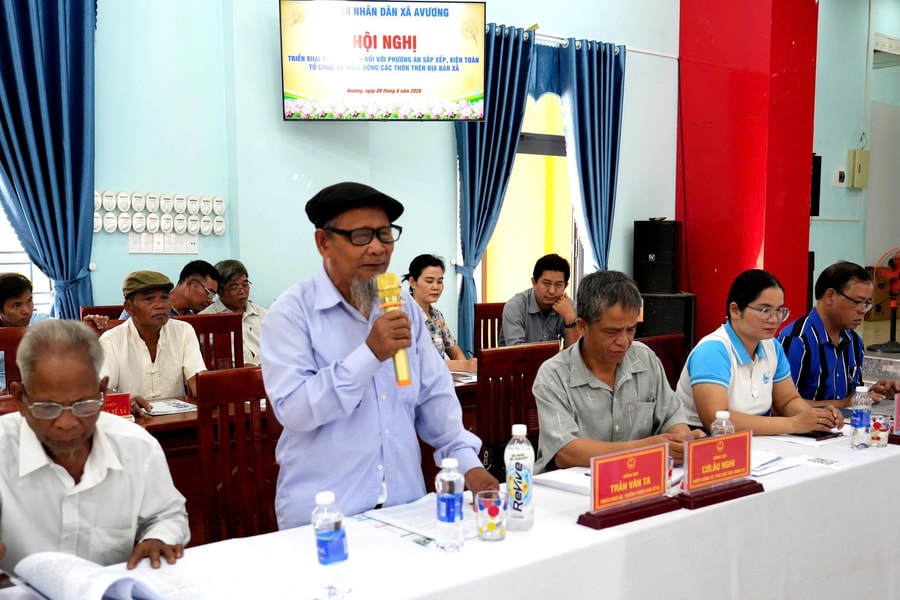Sắp xếp thôn phù hợp thực tiễn địa phương
