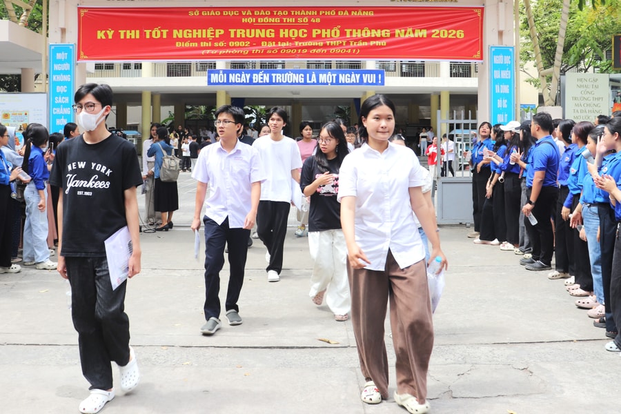 Kỳ thi tốt nghiệp THPT 2026 tại Đà Nẵng diễn ra thành công