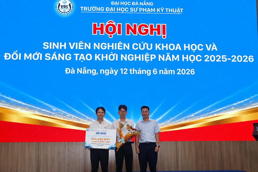 Trường Đại học Sư phạm Kỹ thuật Đà Nẵng vinh danh 6 ý tưởng khởi nghiệp xuất sắc