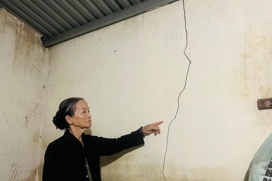 Kiểm tra, làm rõ nguyên nhân nứt nhà dân gần dự án cao tốc