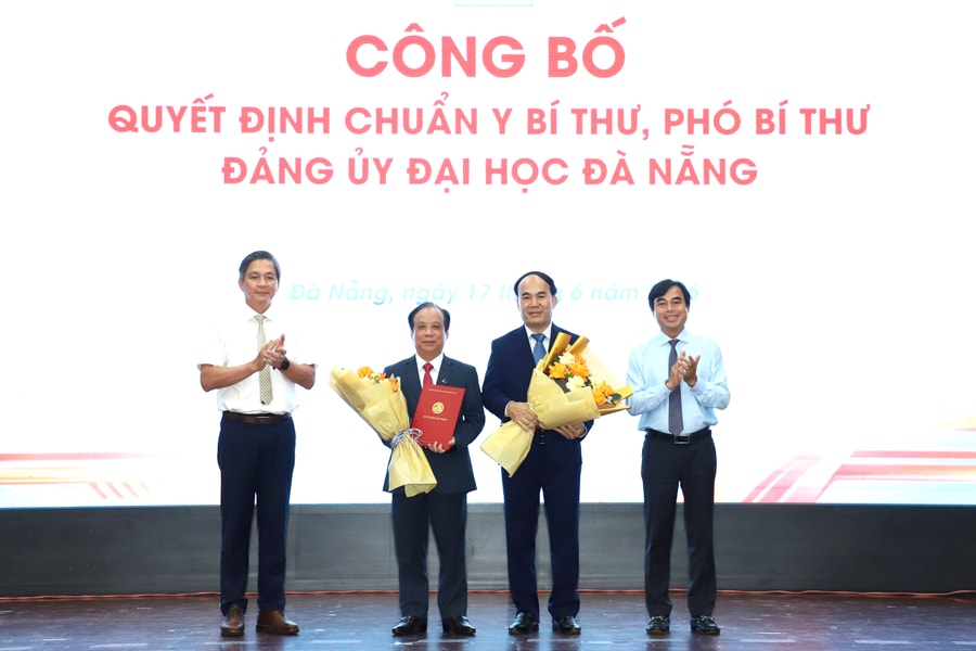 Công bố các chức danh lãnh đạo Đảng bộ Đại học Đà Nẵng và 6 trường thành viên