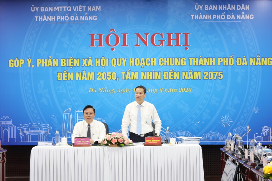 Góp ý, phản biện xã hội Quy hoạch chung thành phố Đà Nẵng đến năm 2050, tầm nhìn đến năm 2075
