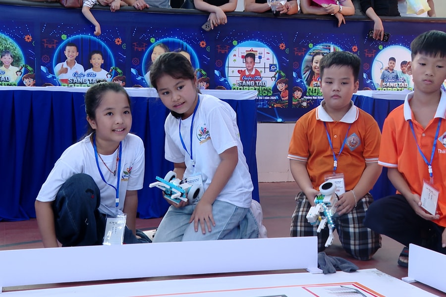 37 đội tranh tài tại cuộc thi "Sáng tạo Robotics phường Ngũ Hành Sơn" năm 2026