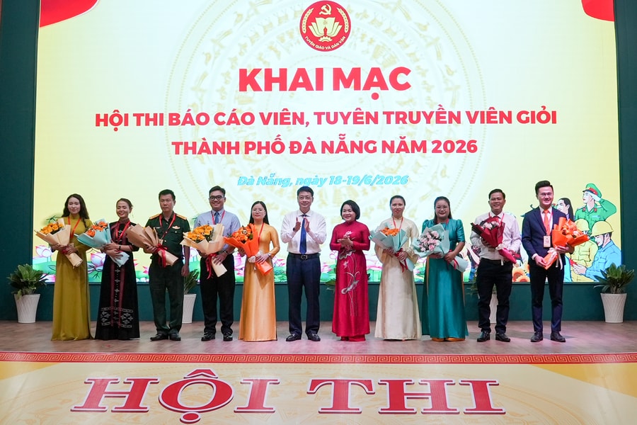Khai mạc vòng chung khảo hội thi Báo cáo viên, tuyên truyền viên giỏi thành phố Đà Nẵng