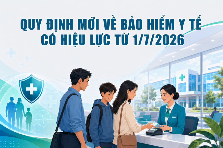 Từ 1/7/2026: Người tham gia BHYT được hưởng thêm nhiều quyền lợi