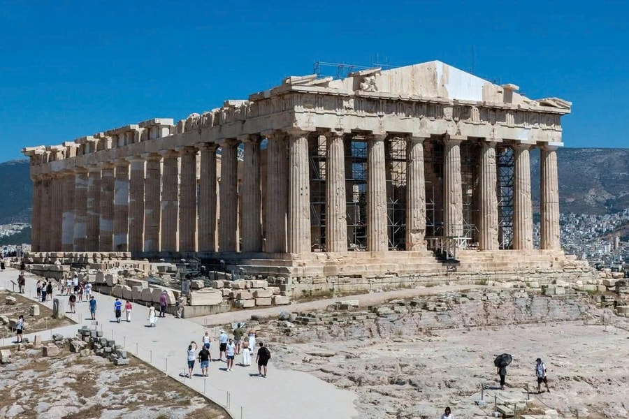 Tuyệt tác Parthenon lộ diện hoàn chỉnh sau 220 năm