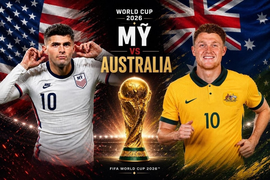 Mỹ vs Australia: Cuộc đối đầu lịch sử tại World Cup 2026 và bài toán ngôi đầu bảng D