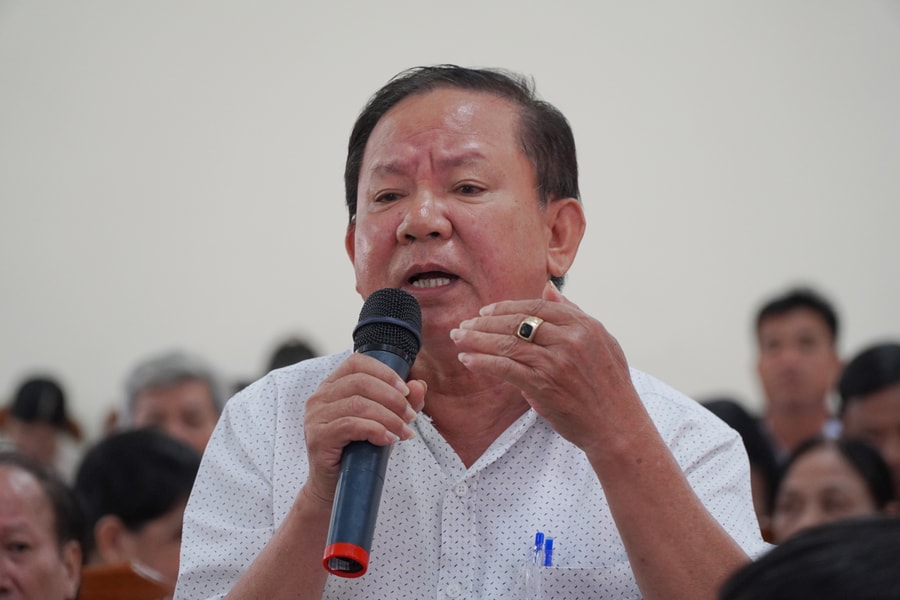 Mặt trận phường Tam Kỳ tổ chức phản biện dự thảo đề án sắp xếp khối phố