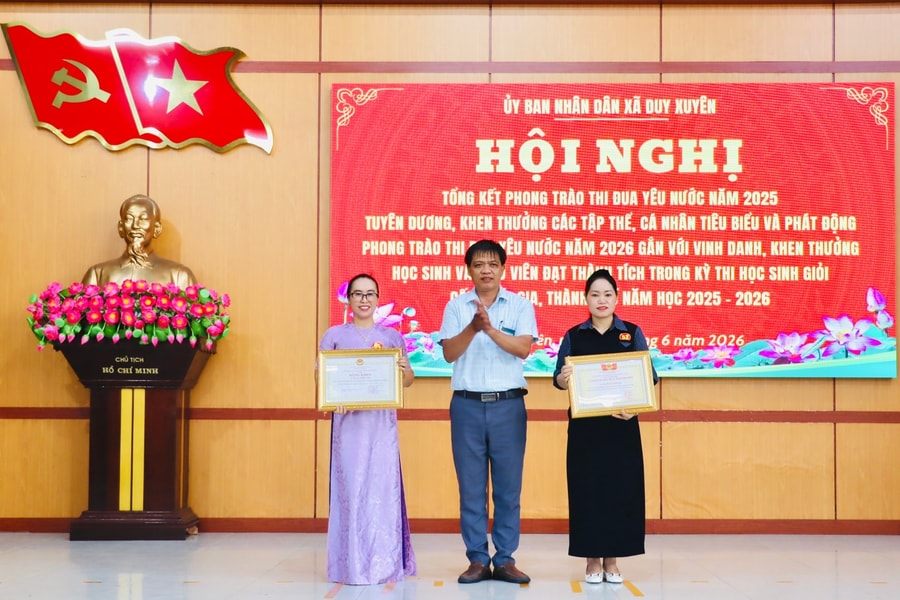 Xã Duy Xuyên khen thưởng nhiều điển hình thi đua yêu nước