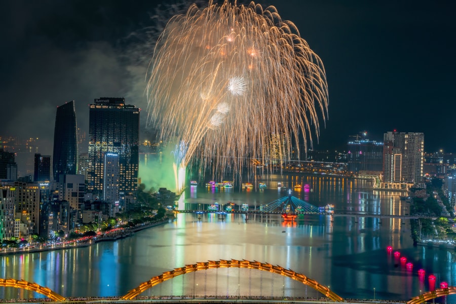 DIFF 2026: Pháo hoa bay cao cùng công nghệ