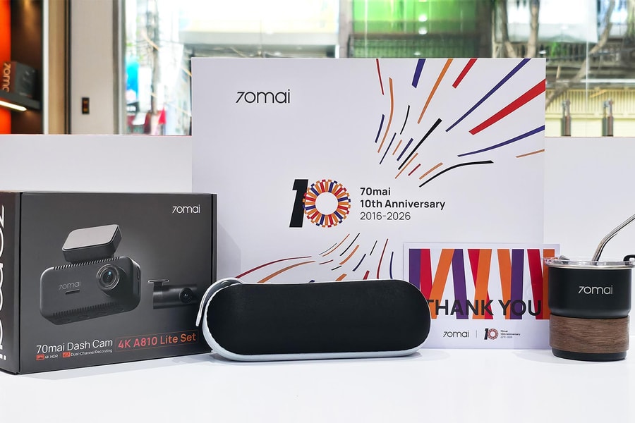70mai kỷ niệm 10 năm thành lập, ra mắt A810 Lite và nhiều hoạt động tri ân khách hàng