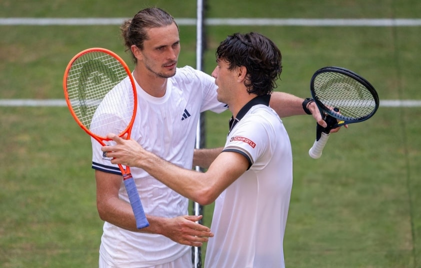Alexander Zverev thua Taylor Fritz tại Halle Open 2026 vì sự cố y tế hy hữu