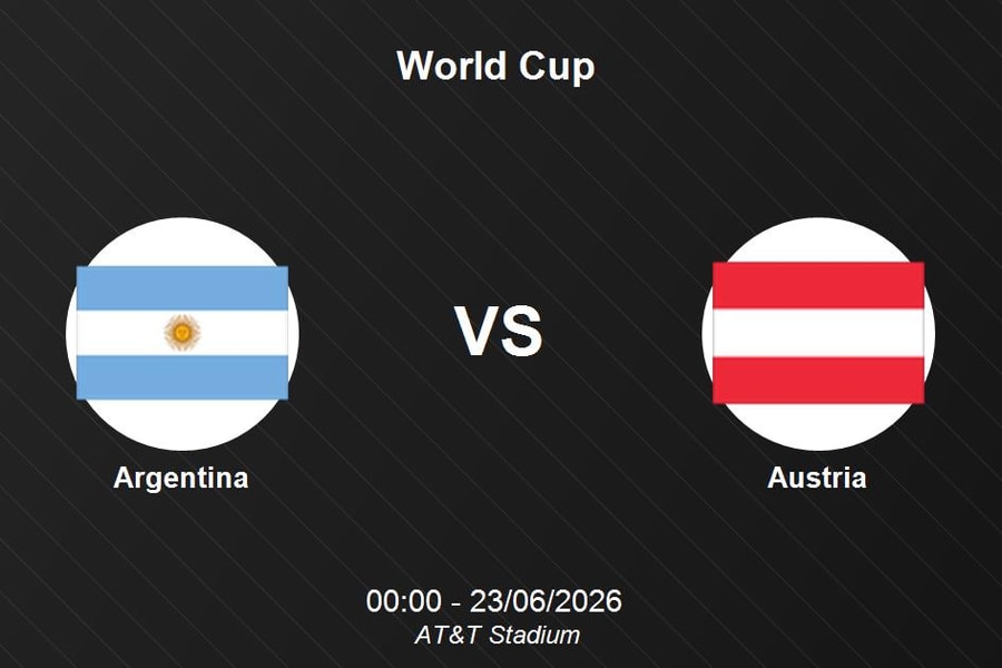Nhận định Argentina vs Áo - World Cup 2026