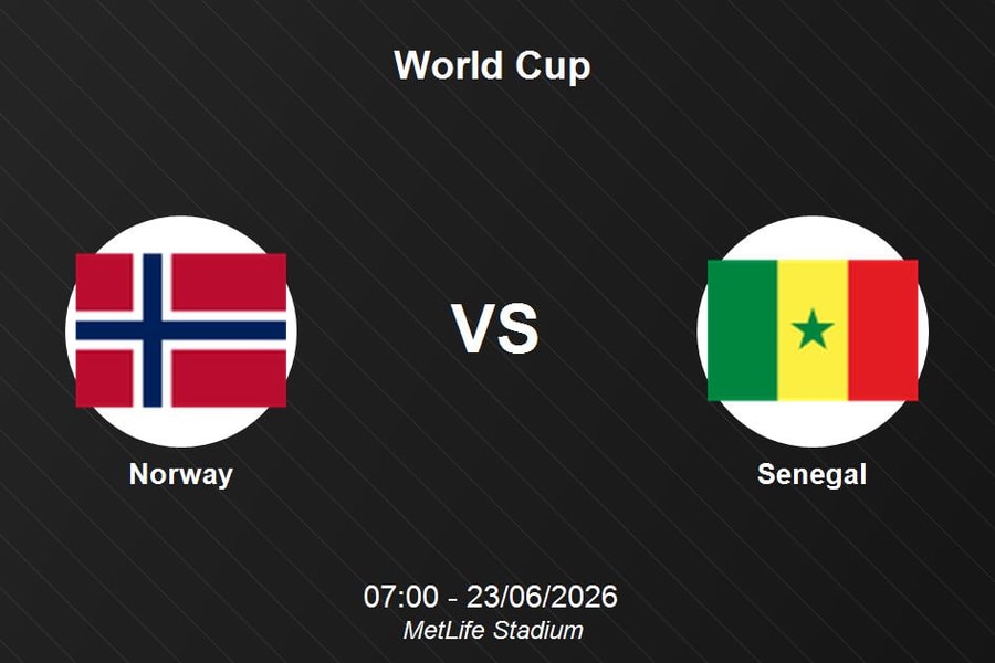 Nhận định Na Uy vs Senegal - World Cup 2026: Sức mạnh từ Bắc Âu