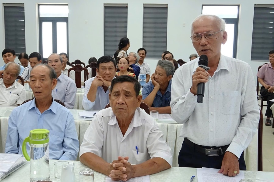 Xã Thăng Bình lấy ý kiến nhân dân về đề án sắp xếp thôn