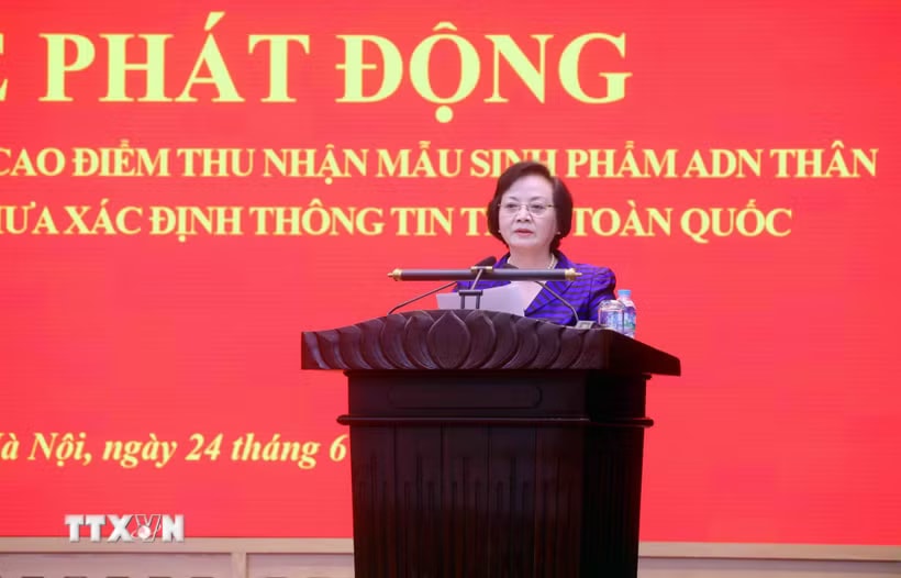 Phát động triển khai cao điểm thu nhận mẫu sinh phẩm ADN thân nhân liệt sĩ