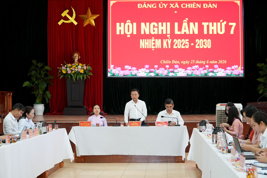 Xã Chiên Đàn thu ngân sách gần 211,4 tỷ đồng trong 6 tháng đầu năm
