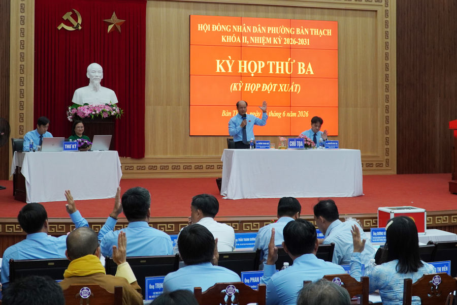 HĐND phường Bàn Thạch thông qua Đề án sắp xếp tổ dân phố