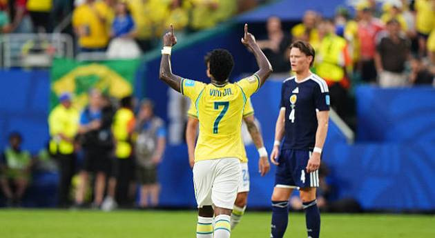 Brazil đè bẹp Scotland 3-0: Vinicius rực sáng và màn tái xuất của Neymar