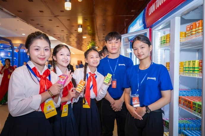 Vinamilk tiếp sức dinh dưỡng cho đại biểu Đại hội Đoàn toàn quốc lần thứ XIII