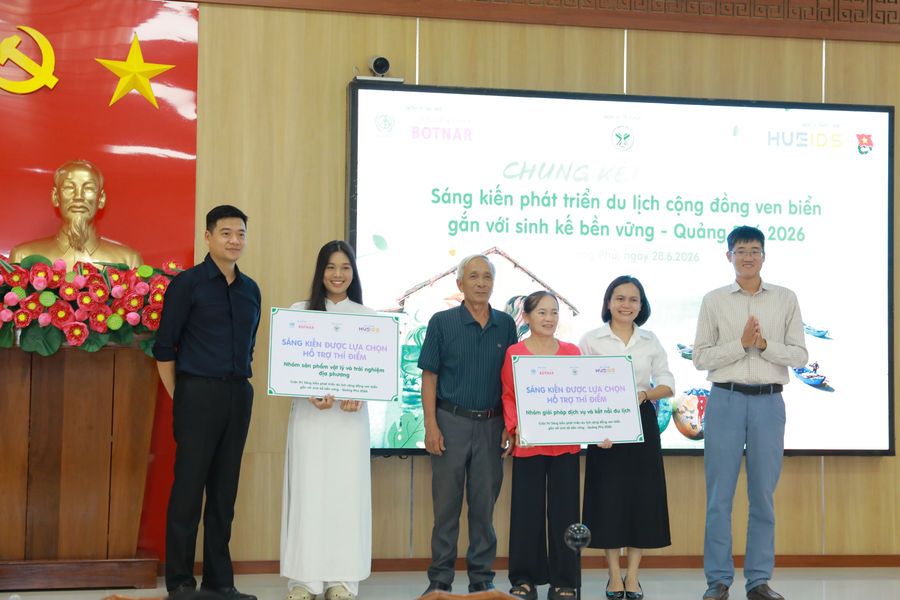 Trao giải Cuộc thi sáng kiến du lịch cộng đồng 2026 tại Quảng Phú