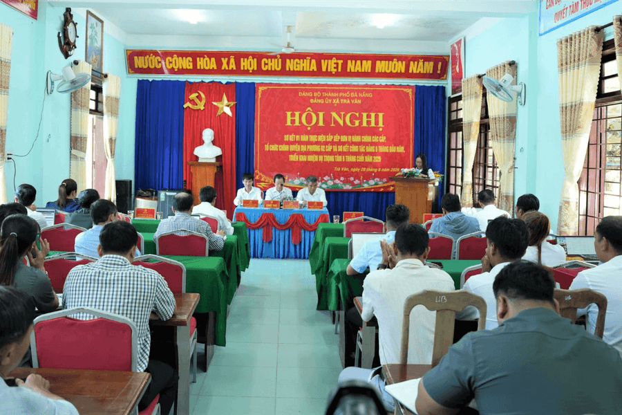Xã Trà Vân vận hành ổn định mô hình chính quyền địa phương 2 cấp