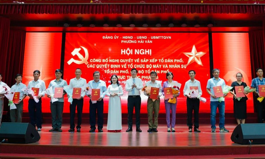 Phường Hải Vân kiện toàn 29 chi bộ, 108 cấp ủy viên sau sắp xếp