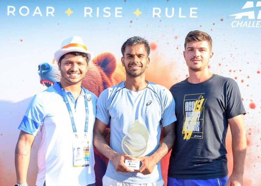 Sumit Nagal giải cơn khát danh hiệu ATP Challenger sau 2 năm: Sự trở lại của bạn thân Lý Hoàng Nam