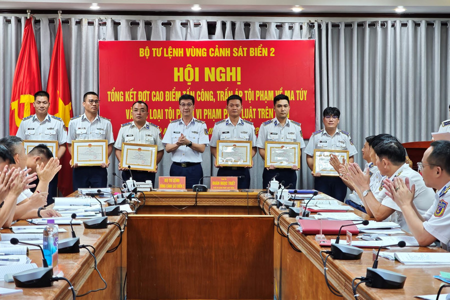 Vùng Cảnh sát biển 2 nâng cao hiệu quả đấu tranh phòng, chống tội phạm và vi phạm pháp luật trên biển